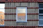 Detail gevel met ongeverfd stucwerk.
<br/>
Gert-Jan Lobbes, 2020